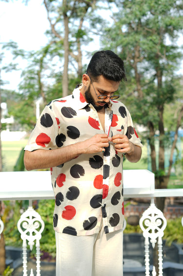 Deconstructed Polka Shirt
