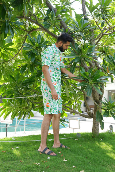 Painted Floral Shorts