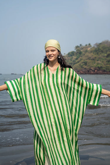 Angela Stripe Kaftan